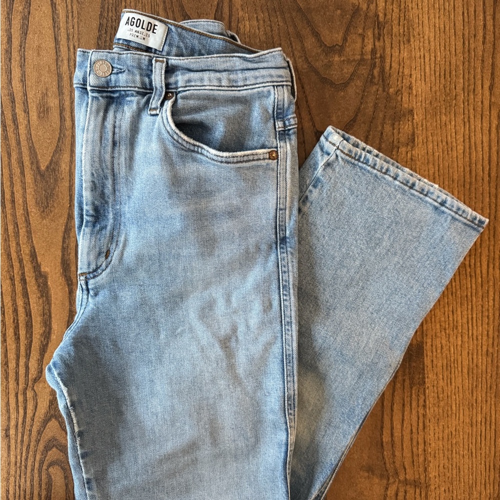 Agolde jeans (possibly pinch waist high rise)